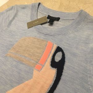 Adorable J. Crew Toucan Sweater
